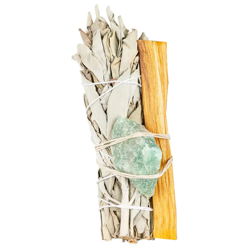 Sage: Sage Bundle with Adventurine and Palo Santo