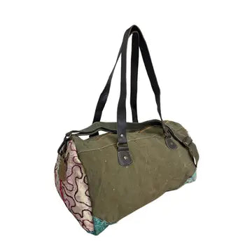 Duffel Bag: Recycled Military Tent