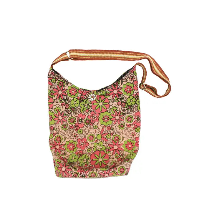Crossbody: Floral Hobo Bag