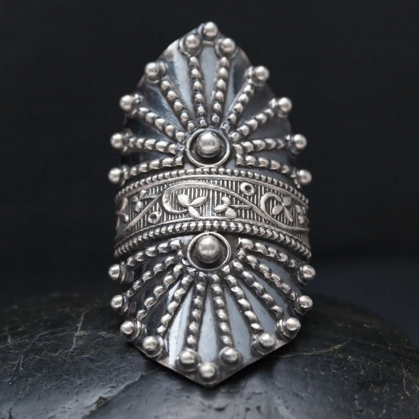 Rings: Sterling Silver Studded