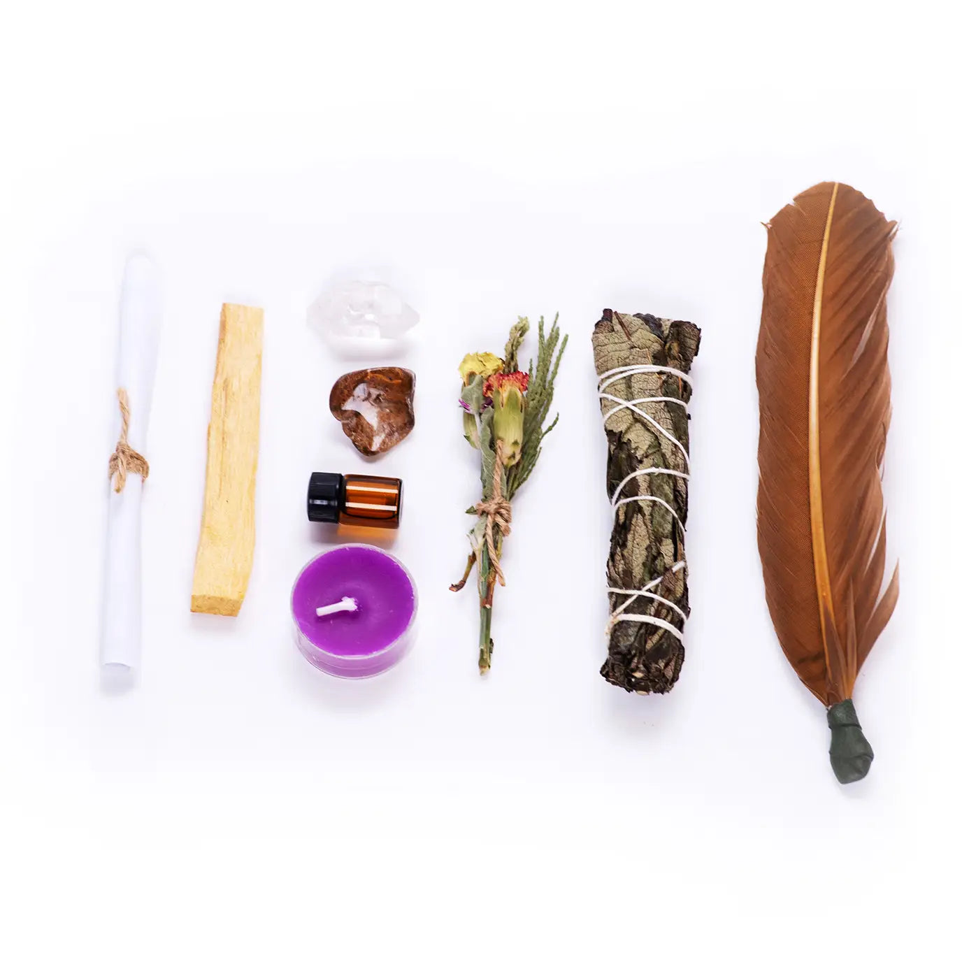 Ritual Kit: Success & Prosperity Kit with Crystals, Essential Oil, and Candle