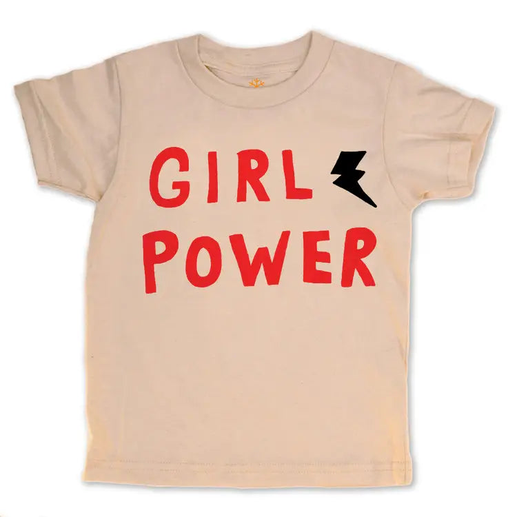 T-shirt: Girl Power - Kids Organic - 100% Cotton