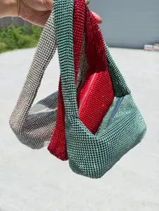 Bag: Mini Rhinestone Shoulder Bag