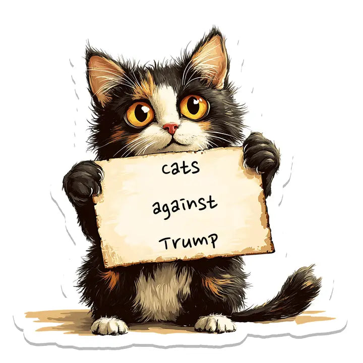 Sticker: Cats Against Trump