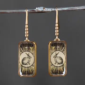 Earrings: Lucky Bunny