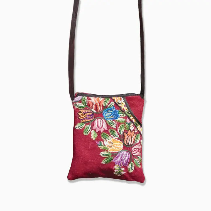 Bags: Recycled Huipile Passport Bag