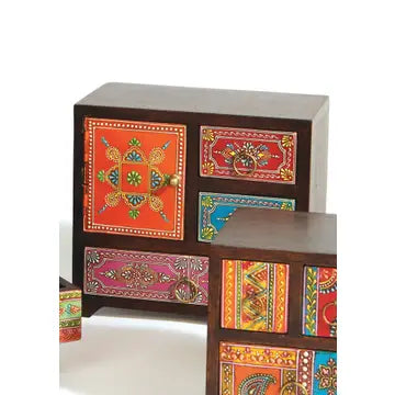 Chest: 4 Drawer Hand Painted