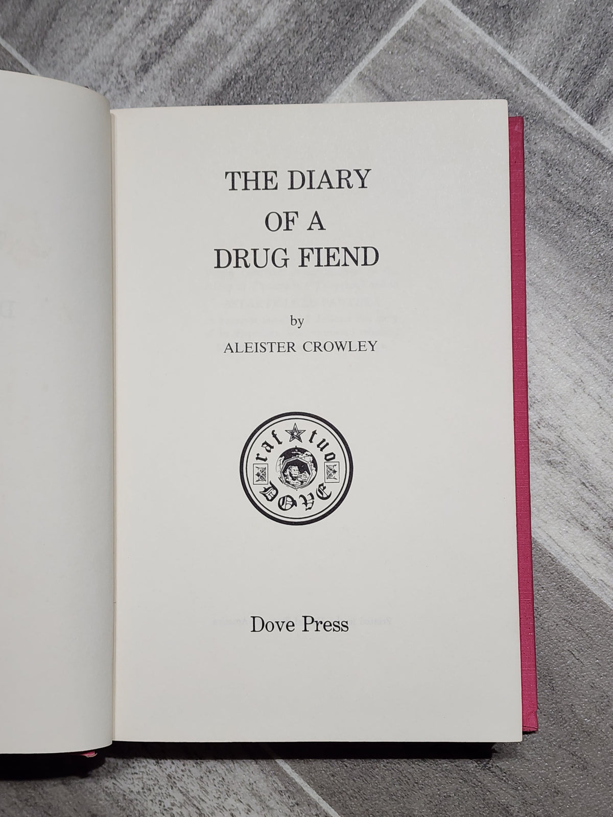Book: Diary of a Drug Fiend - Aleister Crowley