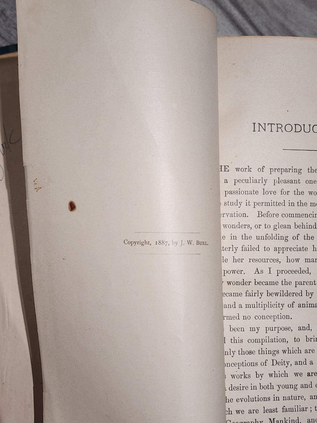 Book: Sea & Land - J. W. Buel