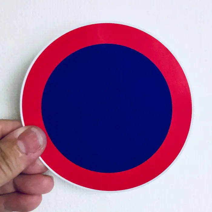 Sticker: Blue Red in Red State