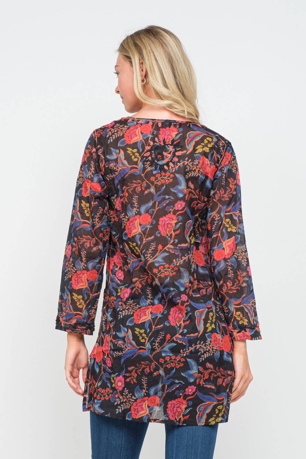 Tunic: Evie Printed Embroidered