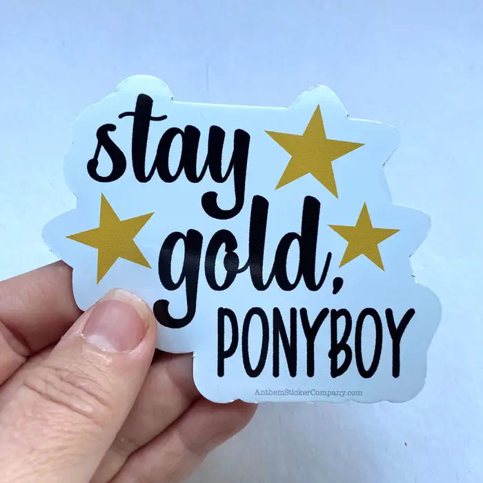 Sticker: Stay Gold, Ponyboy