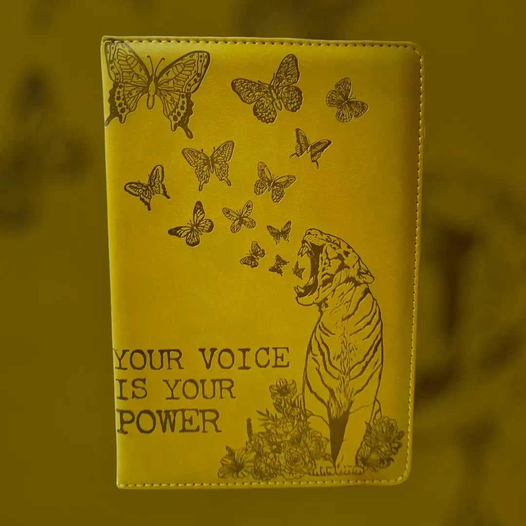 Journal: Vegan Leather "Voice Is Your Power"
