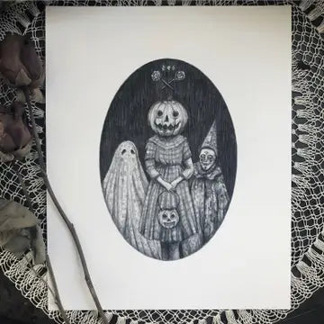 Art Prints: Trick or Treat - Vintage Halloween