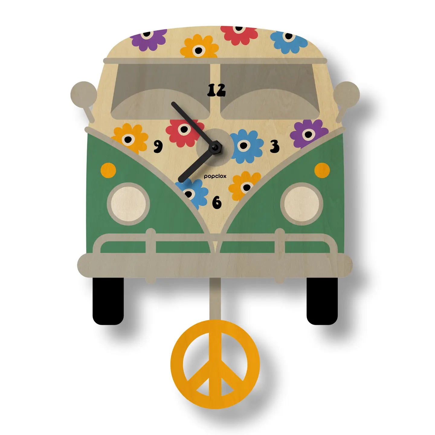 Clock: Peace Bus Pendulum Clock