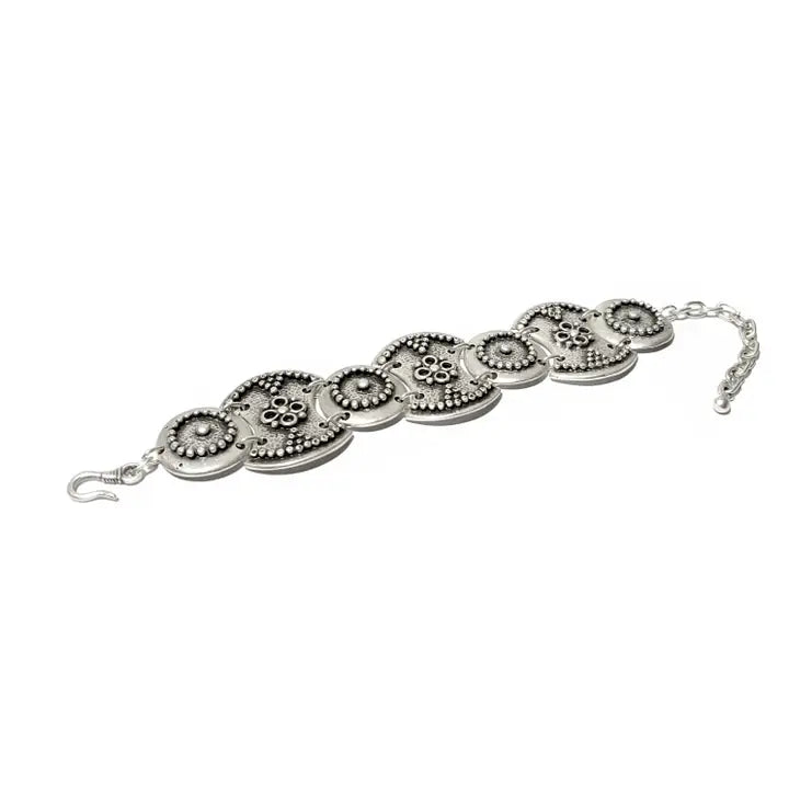 Bracelet: Pewter Shield