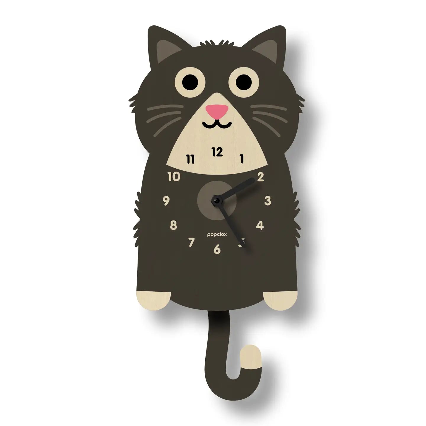 Clock: Tuxedo Cat