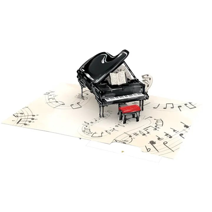 Cards: 3D Pop-Up Piano