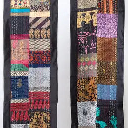 Table Runner: Kantha Patchwork Silk