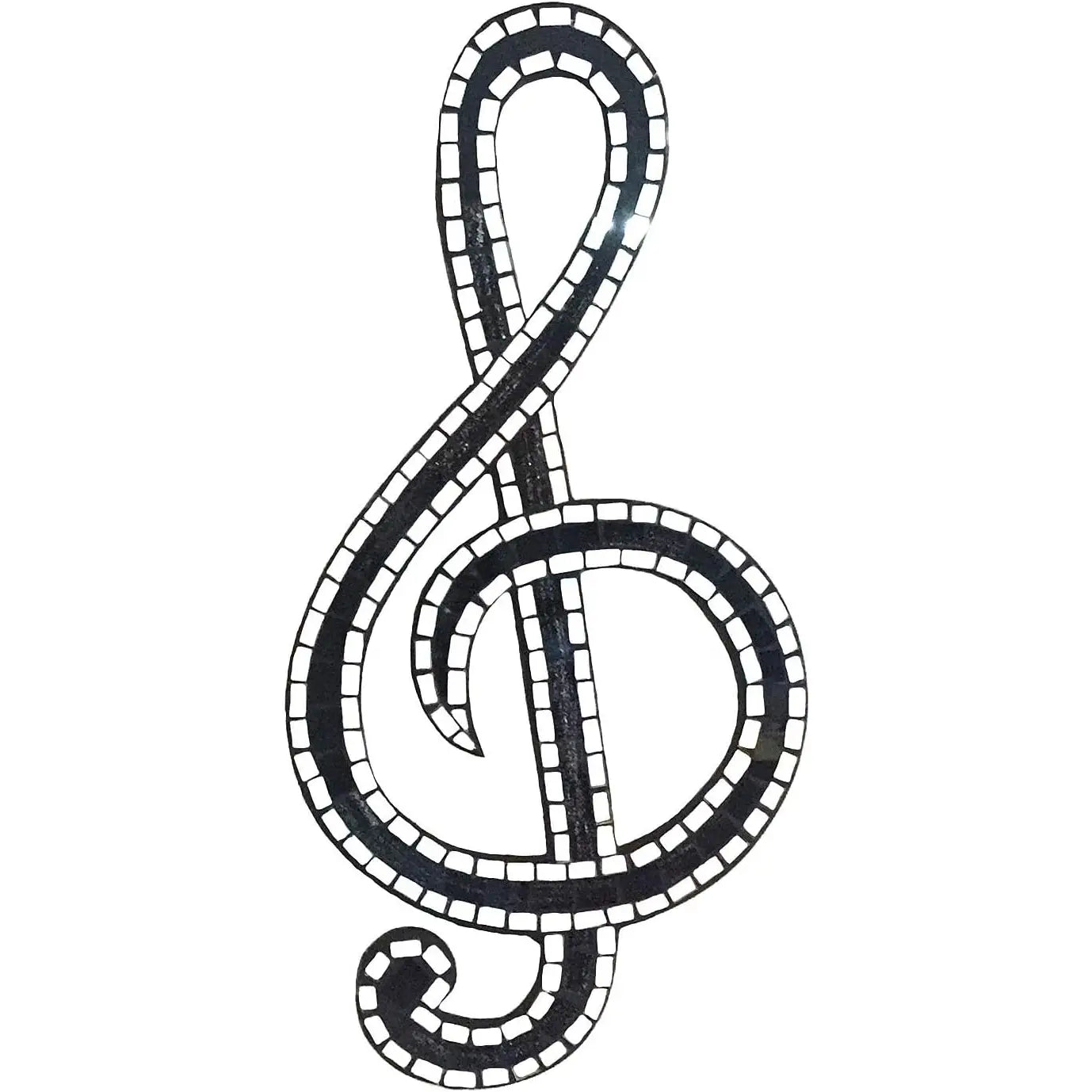 Wall Decor: Mosaic Treble Clef (Two Designs)