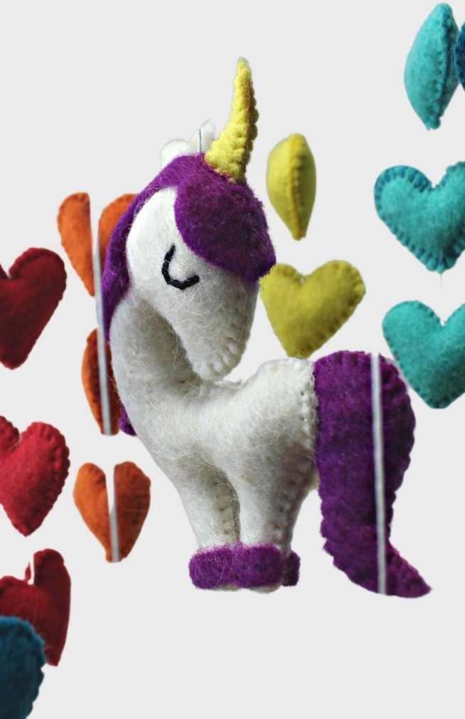 Mobile: Felt Unicorn