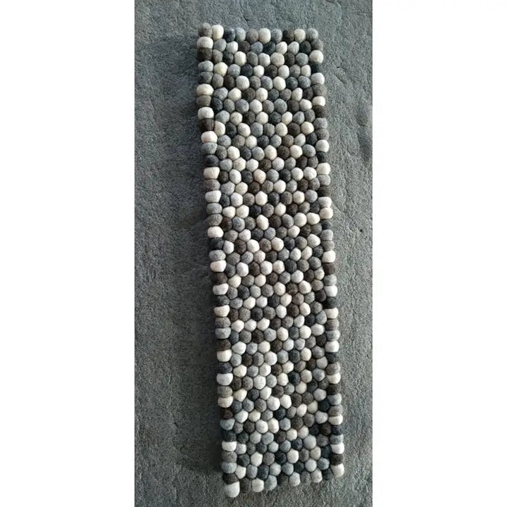 Table Runner: Felted Balls