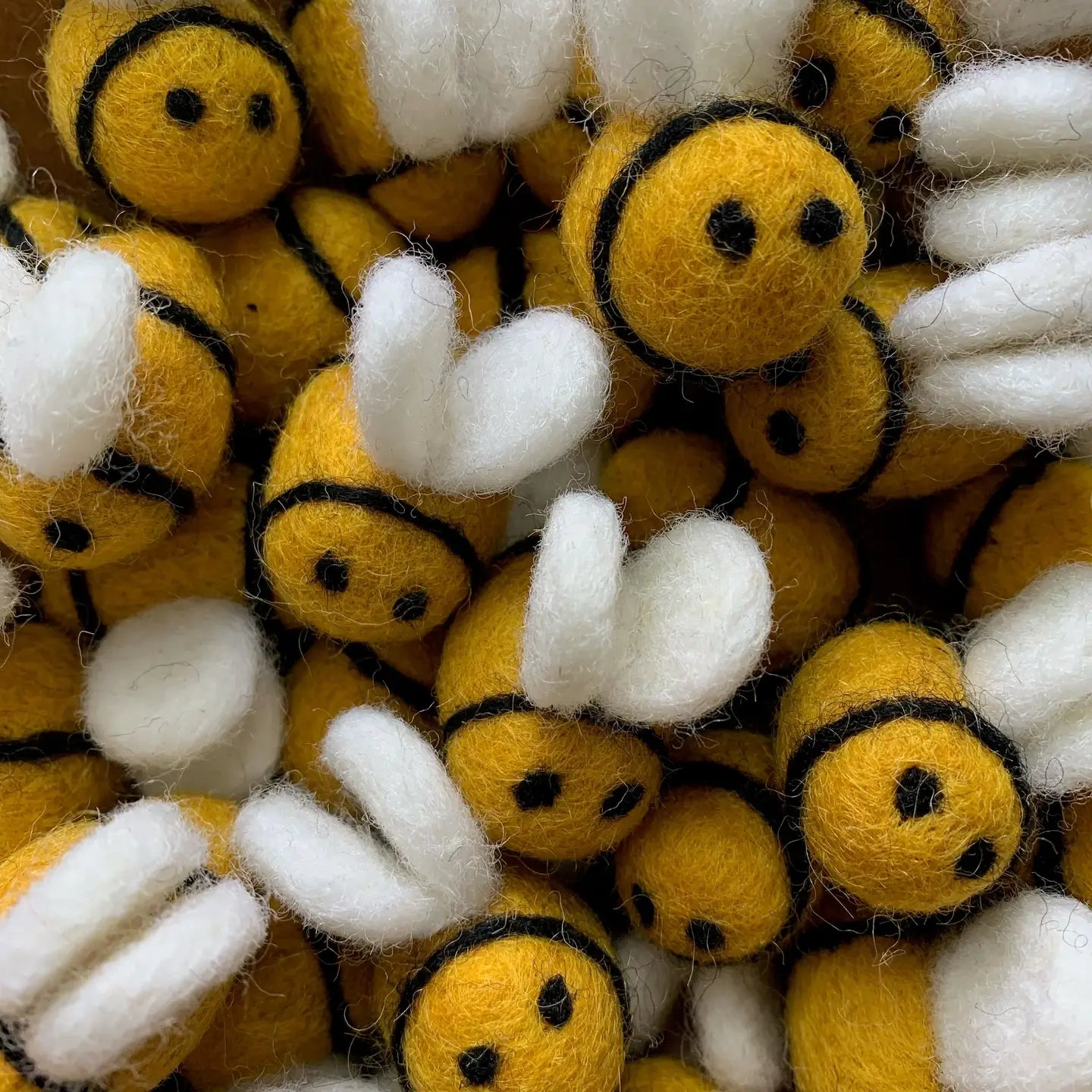 Felted Bumblebees