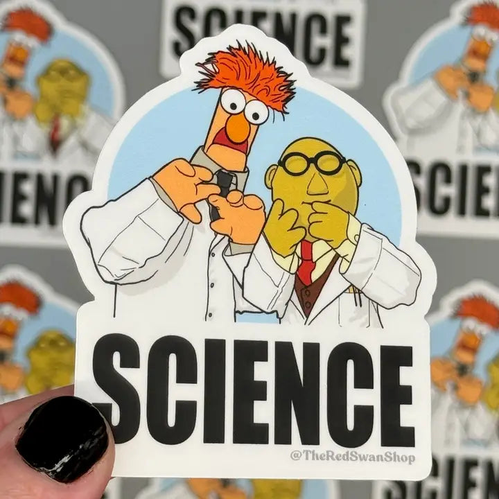 Sticker: Science - Beaker and Dr. Bunsen Honeydew