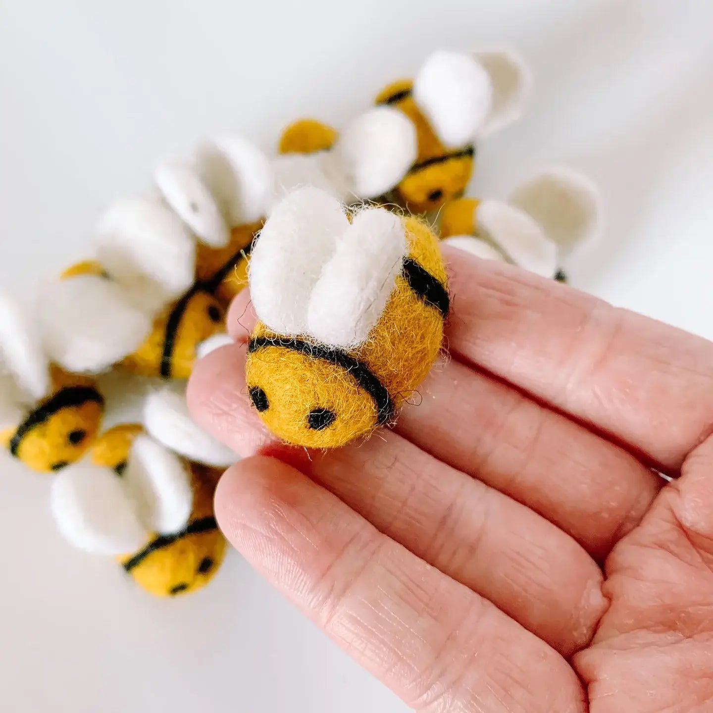 Felted Bumblebees