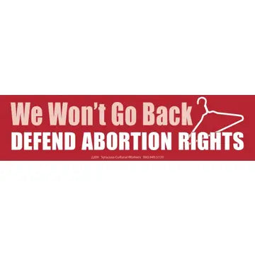 Bumper Sticker: Abortion Rights