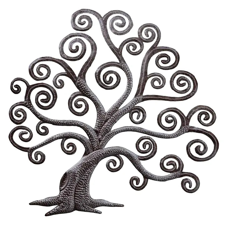 Wall Decor: Leaning Curly Tree