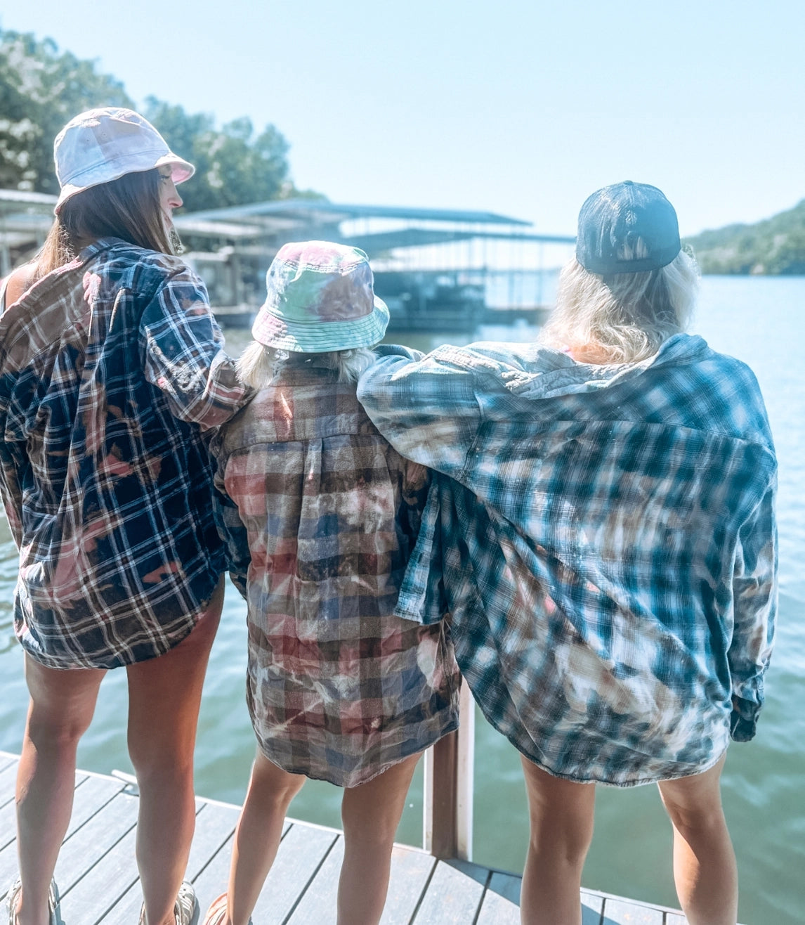 Flannels: Upcycled/Bleached