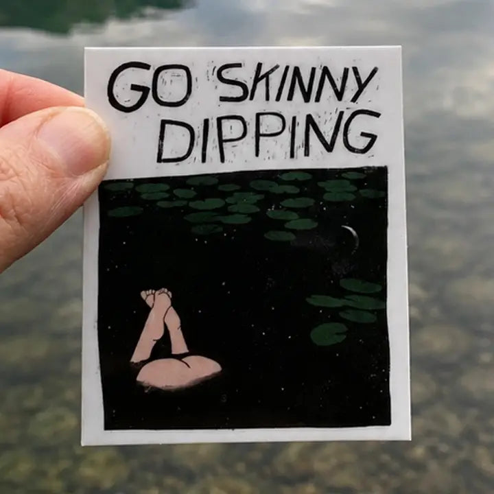 Sticker: Go Skinny Dipping