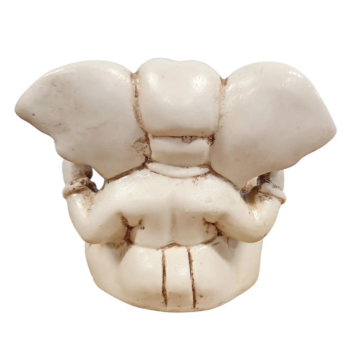 Ganesh: White Blessing Ganesh Statue