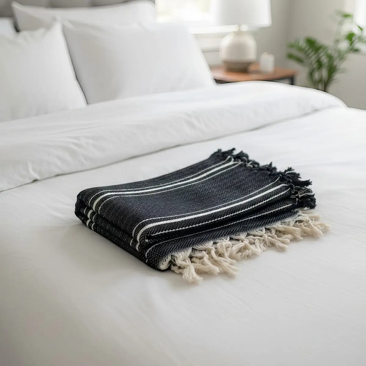 Blanket: 100% Cotton Throw (Three Designs/Colors)