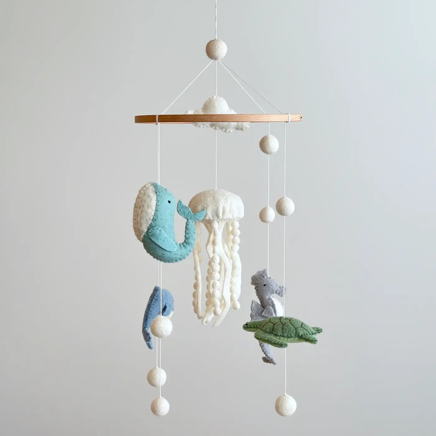 Mobile: Felt Baby Mobile - Jelly Fish