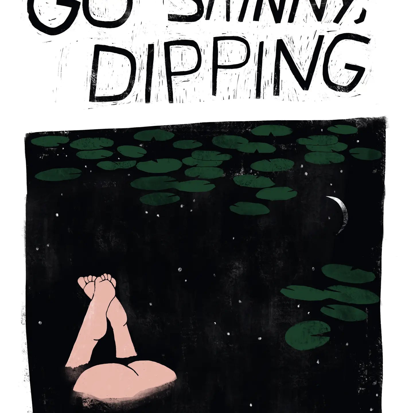 Art Print: Go Skinny Dipping