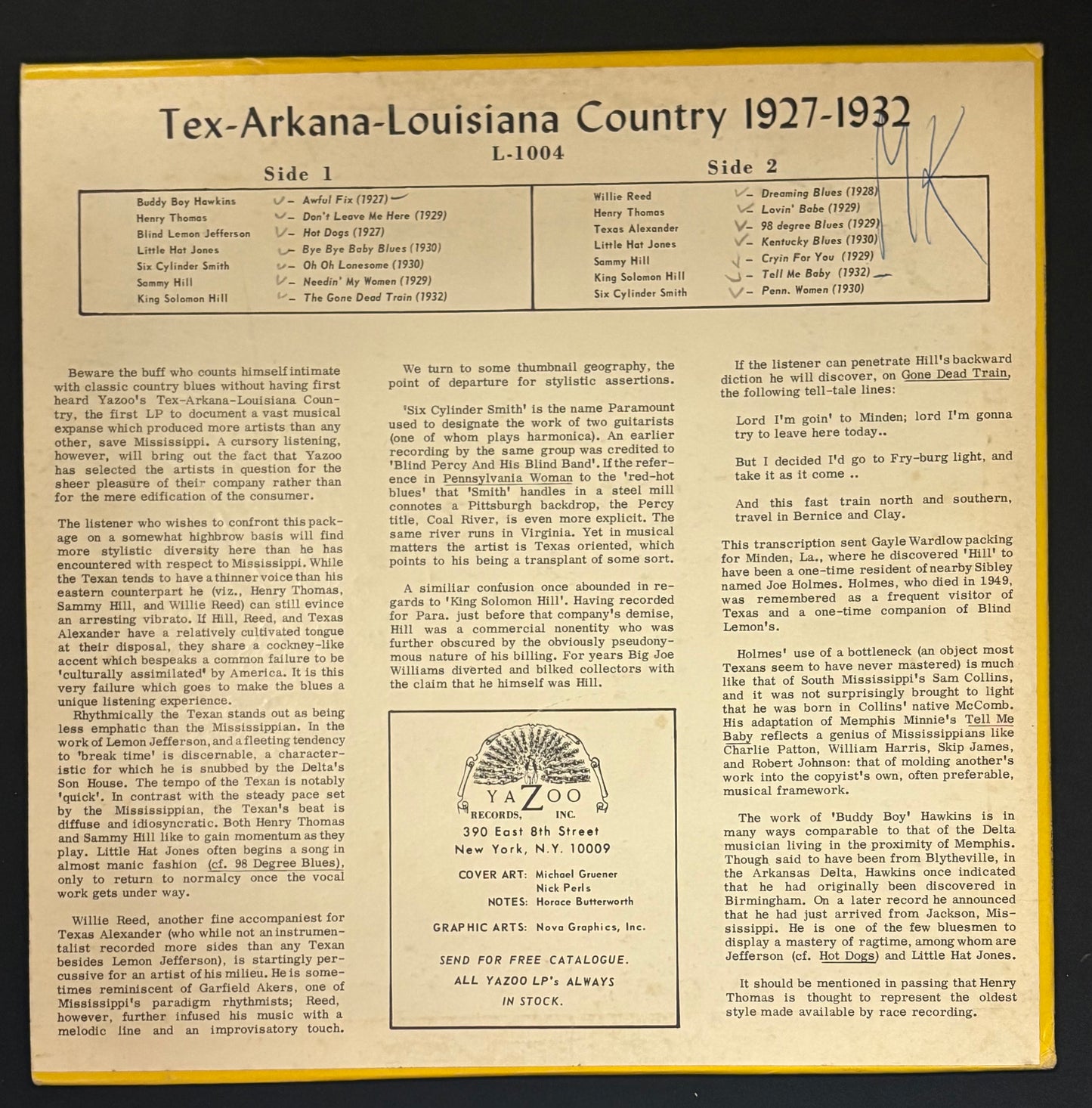 Compilation: Tex-Arkana-Louisiana Country 1929-1933 (JK)
