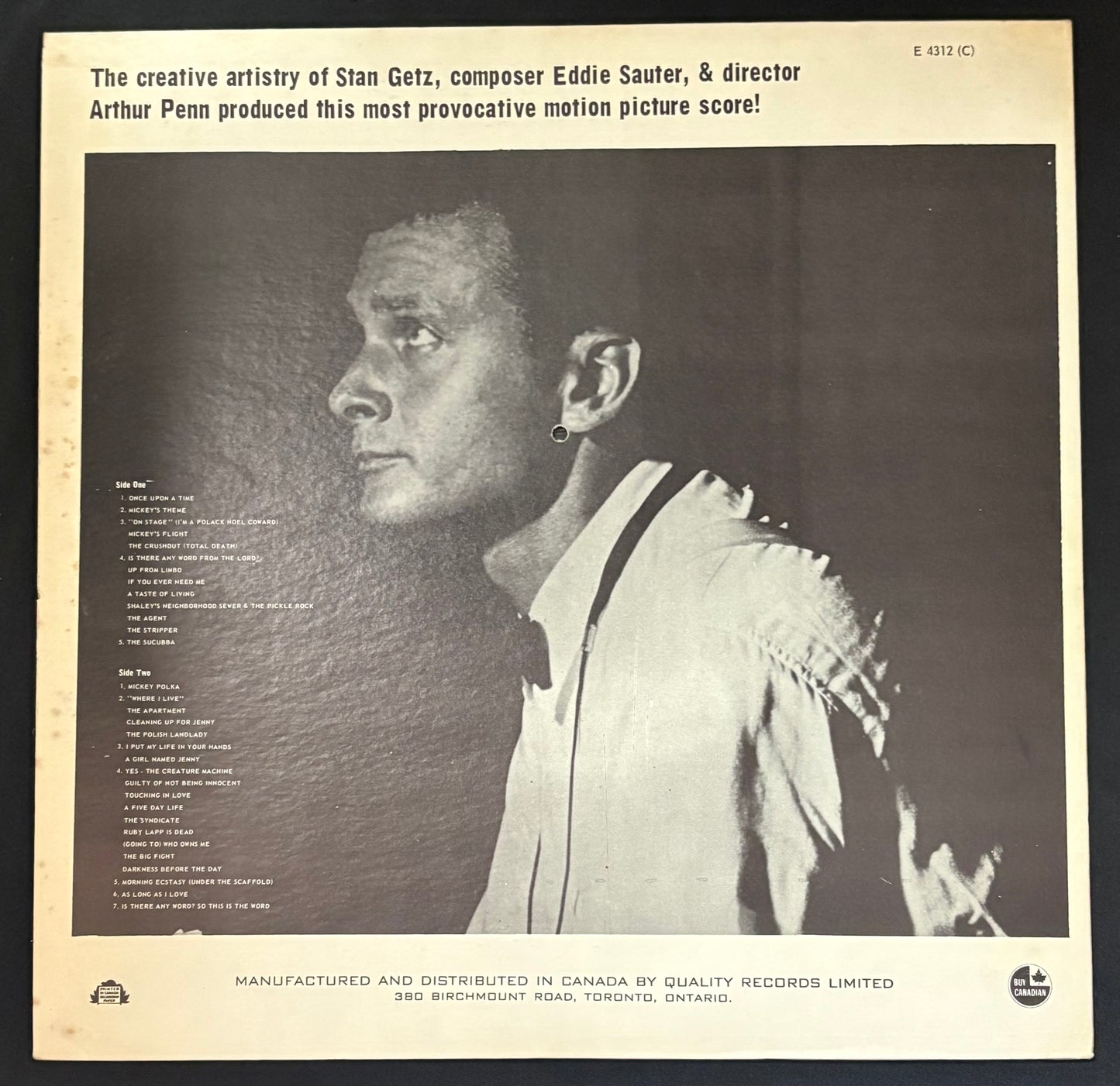 Mickey One Soundtrack - (JK)