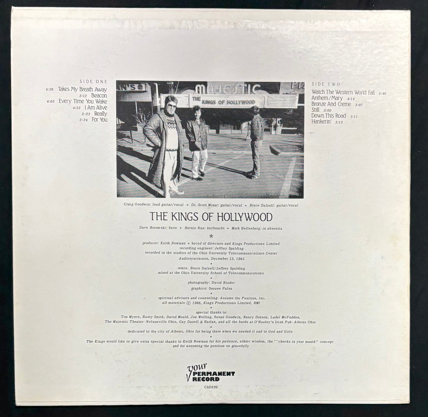 The Kings of Hollywood - Unfinished Sympathies (JH)