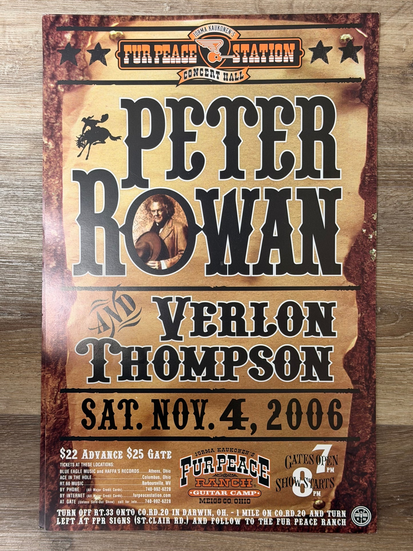 FPS - 11/04/2006 Peter Rowan & Verlon Thompson (UNSIGNED)