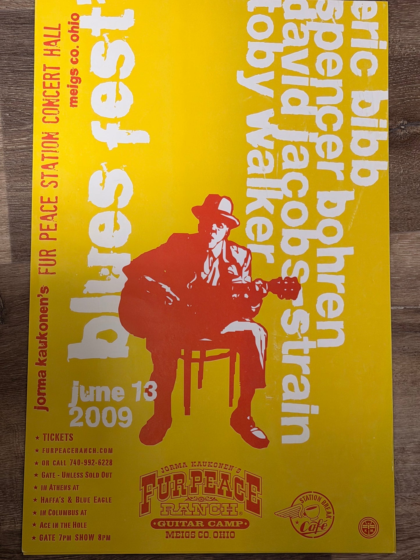 FPS - 06/13/2009 Bluesfest Eric Bibb, Spencer Bohren, David Jacob-Strain & Toby Walker (UNSIGNED)
