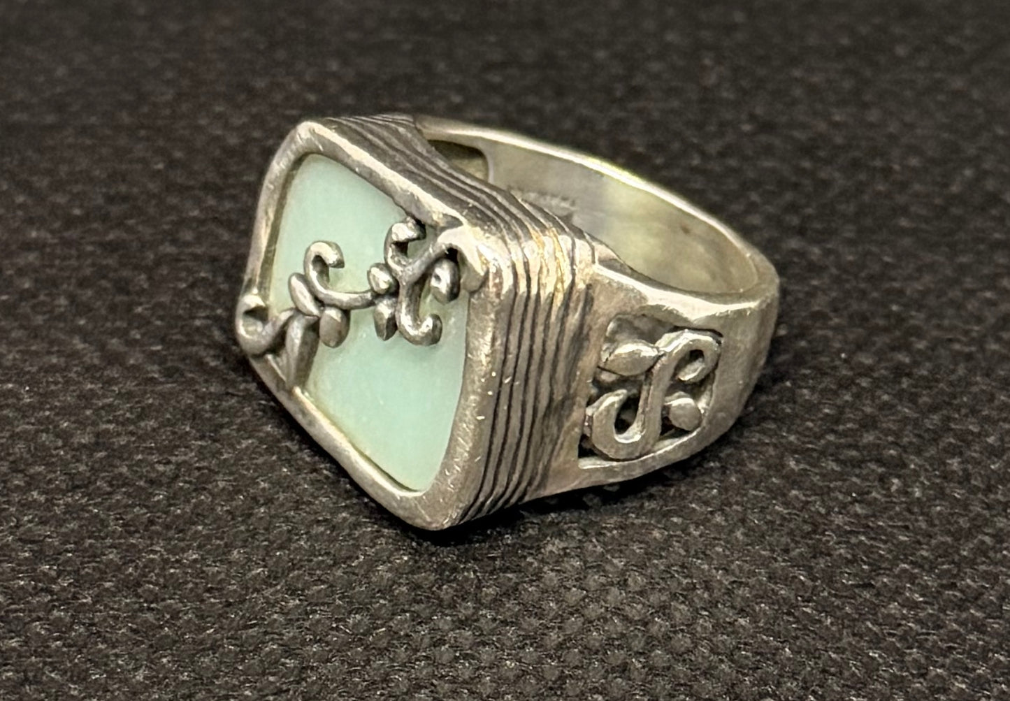 Rings: Silpada Sterling Silver Glass (Second Chances)