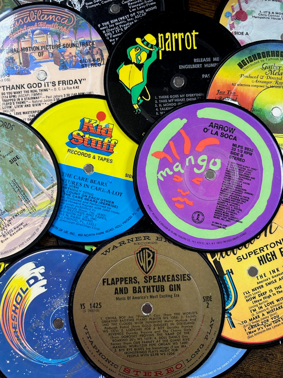Magnet: Vinyl Record (Various)