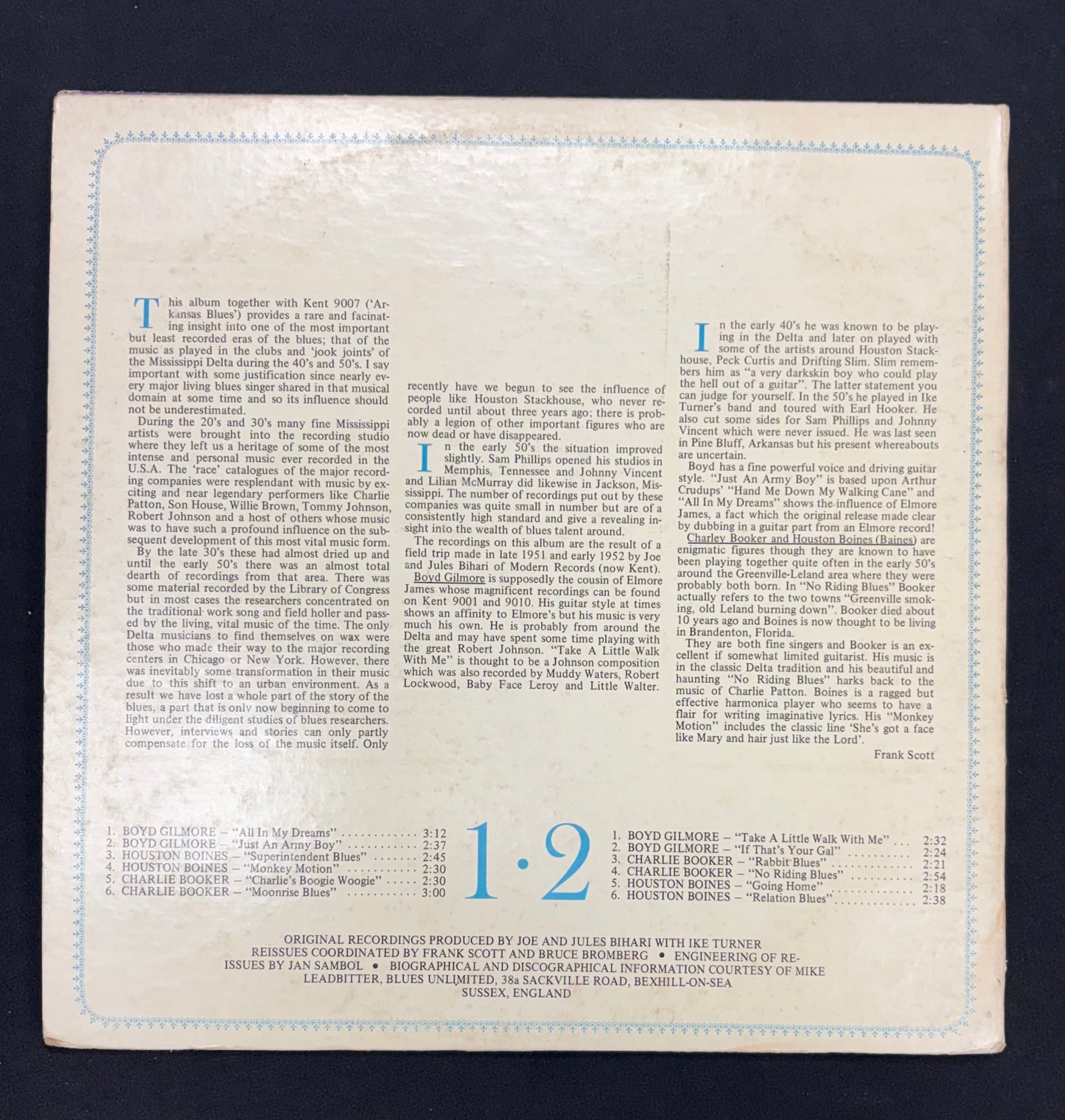 Compilation - Anthology of The Blues, Mississippi Blues (JK)
