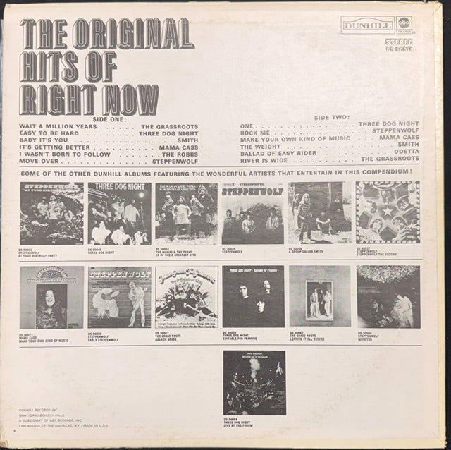 Compilation - Original Hits of Right Now (JH)