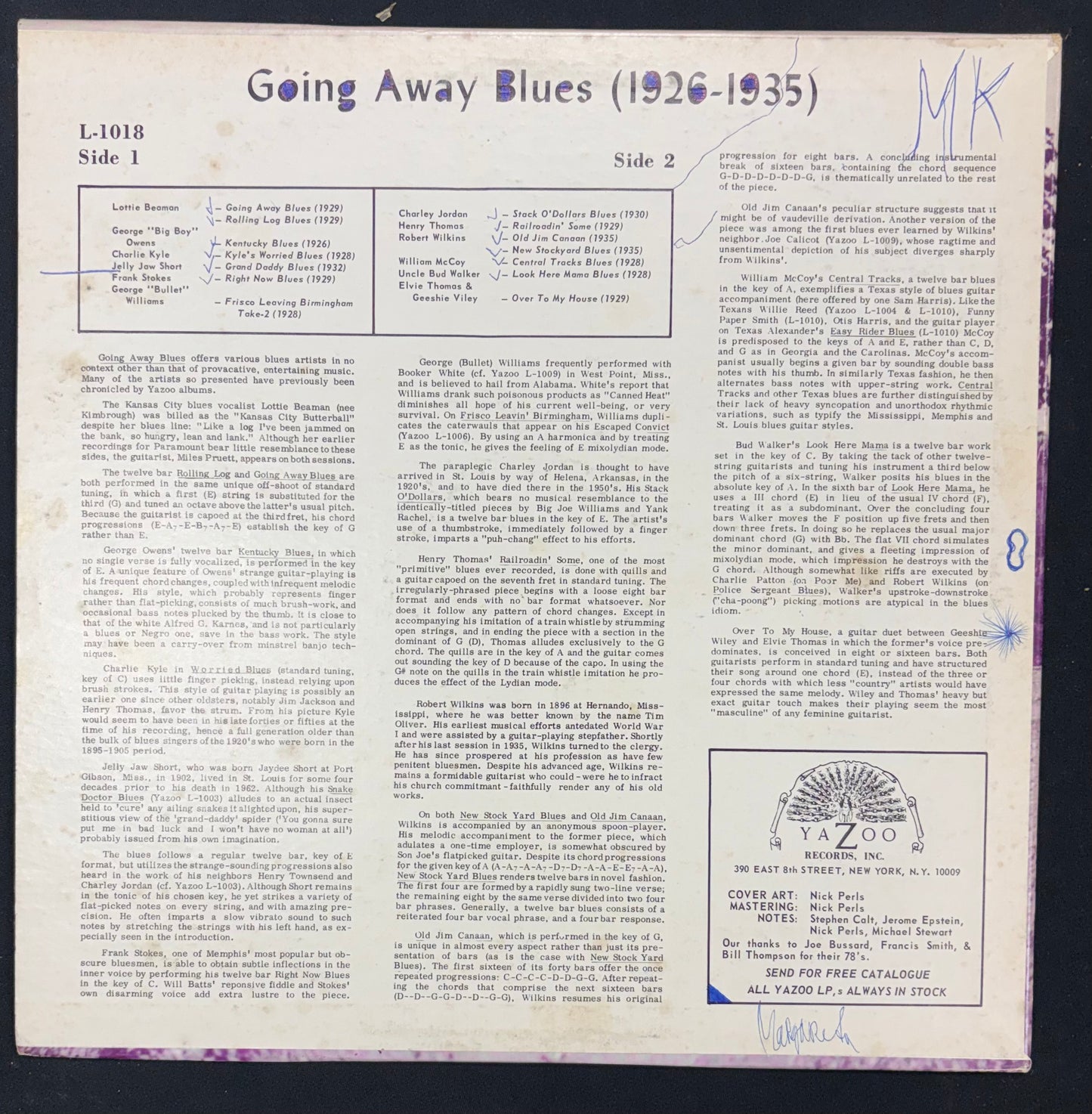 Compilation - Going Away Blues (JK)