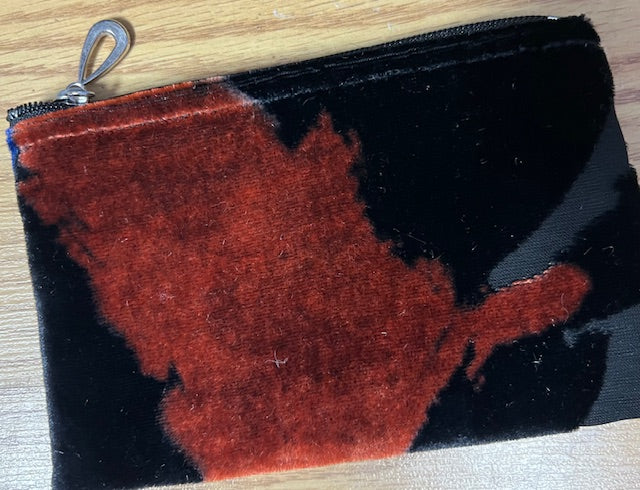 Coin Purse: Burnout Velvet (Various Colors/Designs)