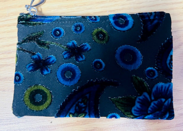 Coin Purse: Burnout Velvet (Various Colors/Designs)