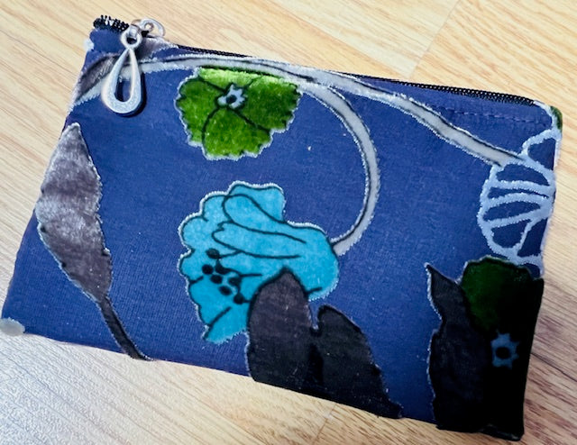 Coin Purse: Burnout Velvet (Various Colors/Designs)